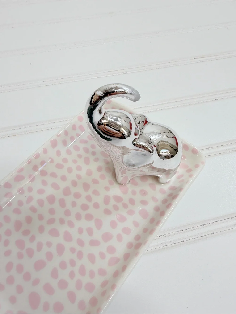 Kohl’s Elephant Polka Dot Trinket Jewelry Dish